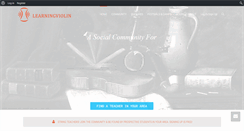 Desktop Screenshot of learningviolin.com